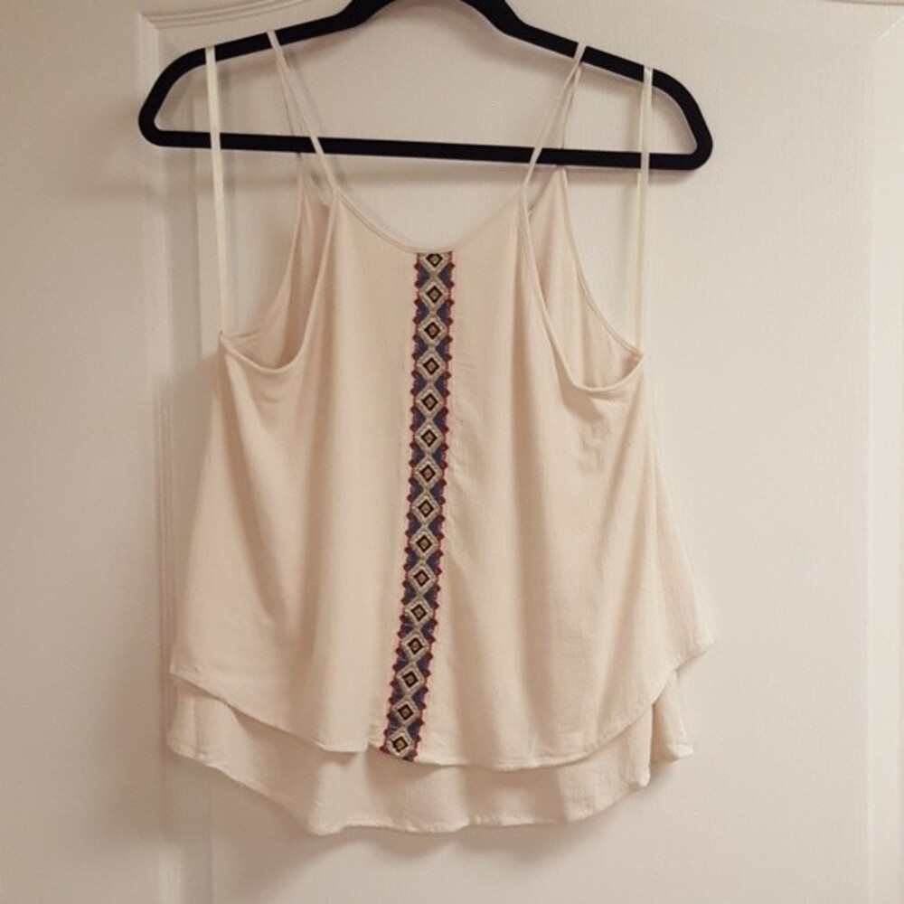 Alya Boho Festival Embroidered Layer Tank